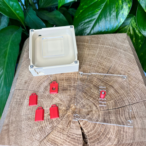 Aire de chasse 80x80 vue de dessus – module élevage fourmis La Petite Fourmi