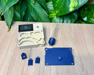 Fourmilière 80x80 Design Nature avec capteur température humidité La Petite Fourmi