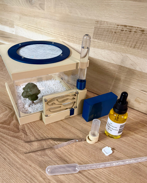 Kit Tout en un – Nid Fourmilière verticale et Aire De Chasse ADC